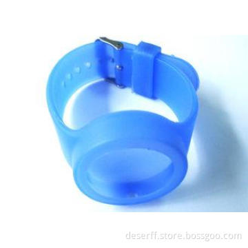 Blue rubber watch band, watch bracelet, watch straps for je